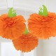 Διακοσμητικό Pom-Pom κολοκύθες 40 cm (3 τεμ)