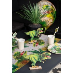 Επιτραπέζιο ξύλινο διακοσμητικό Δεινόσαυρος Jurrasic