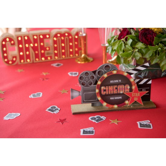 Επιτραπέζιο ξύλινο διακοσμητικό Hollywood