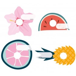 Ετικέτες ποτηριών Summer Party (6 τεμ) Ετικέτες ποτηριών Summer Party (6 τεμ)