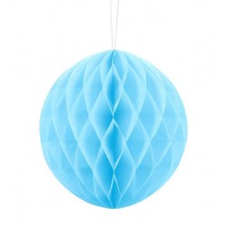 Γαλάζια χάρτινη διακοσμητική μπάλα Γαλάζια χάρτινη διακοσμητική μπάλα