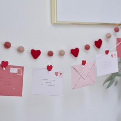 Γιρλάντα Αγίου Βαλεντίνου Love Notes 150cm Γιρλάντα Αγίου Βαλεντίνου Love Notes 150cm