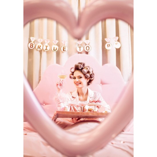 Γιρλάντα Bachelor "Bride to Be" με μονόπετρα 2.5 m