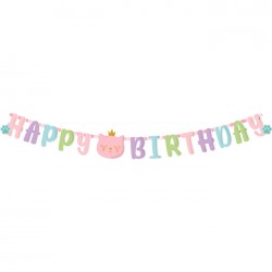 Γιρλάντα Birthday Γατούλα Πριγκίπισσα 2m Γιρλάντα Birthday Γατούλα Πριγκίπισσα 2m