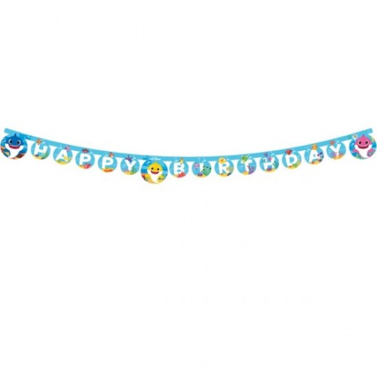 Γιρλάντα Γενεθλίων Baby Shark 200cm
