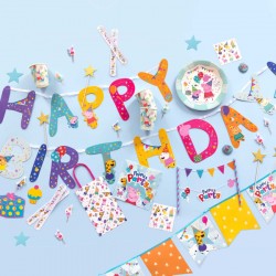 Γιρλάντα Γενεθλίων Πέππα το Γουρουνάκι Γιρλάντα Γενεθλίων Πέππα το Γουρουνάκι