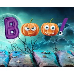Γιρλάντα Hallooween Boo 150cm Γιρλάντα Hallooween Boo 150cm