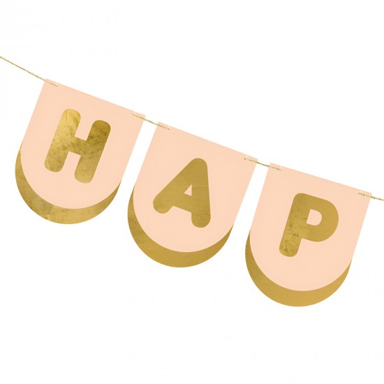 Γιρλάντα Happy Birthday Άλογο Vintage 150cm