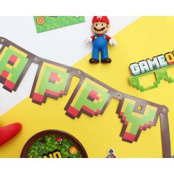 Γιρλάντα Happy Birthday - Game On (160cm)