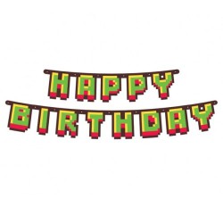 Γιρλάντα Happy Birthday - Game On (160cm)