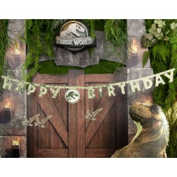 Γιρλάντα Happy Birthday - Jurassic World 165cm