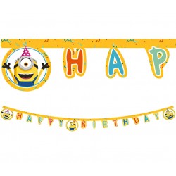 Γιρλάντα Happy Birthday Minions Γιρλάντα Happy Birthday Minions