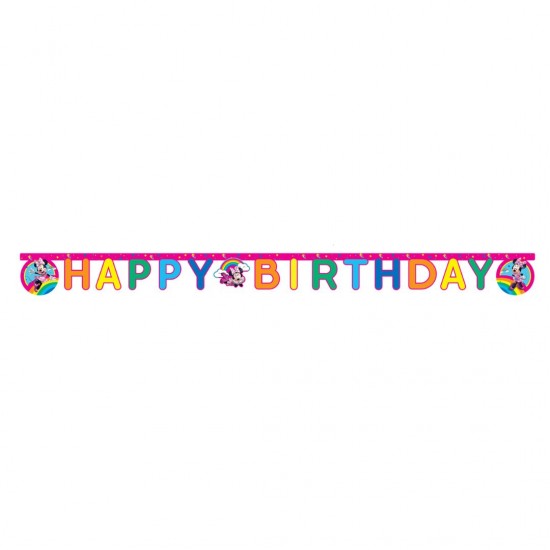 Γιρλάντα Happy Birthday Minnie Rainbow 200 cm
