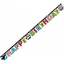 Γιρλάντα Happy Birthday Πειρατές και Καρχαρίες 1,80m Γιρλάντα Happy Birthday Πειρατές και Καρχαρίες 1,80m