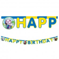 Γιρλάντα Happy Birthday - Spidey & His Amazing Friends 200cm Γιρλάντα Happy Birthday - Spidey & His Amazing Friends 200cm