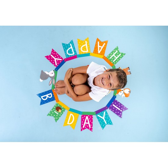 Γιρλάντα Happy Birthday Woodland 2m Γιρλάντα Happy Birthday Woodland 2m