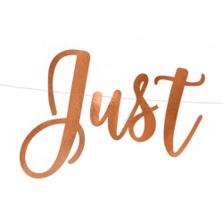 Γιρλάντα Just Married, rose gold, 20x77cm Γιρλάντα Just Married, rose gold, 20x77cm