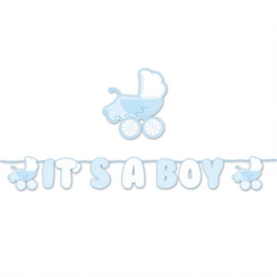 Γιρλάντα Καροτσάκι - It's A Boy 6m