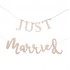 Γιρλάντα ξύλινη - Just Married 1.5m
