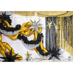 Γιρλάντα με Ασημί Κρόσια 135cm