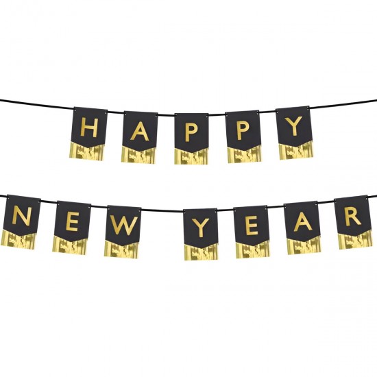 Γιρλάντα με κρόσσια - Happy New Year