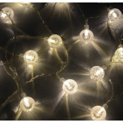 Γιρλάντα με φωτάκια LED μπάλες 3m Γιρλάντα με φωτάκια LED μπάλες 3m