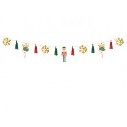 Γιρλάντα Μπαλαρίνα & Καρυοθραύστης 2m