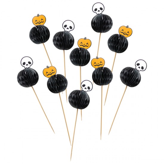 Halloween Οδοντογλυφίδες κυψέλες (10 τεμ)