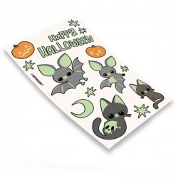 Halloween Προσωρινά Τατουάζ - glow in the dark
