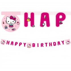 Hello Kitty Γιρλάντα Happy Birthday 2m Hello Kitty Γιρλάντα Happy Birthday 2m