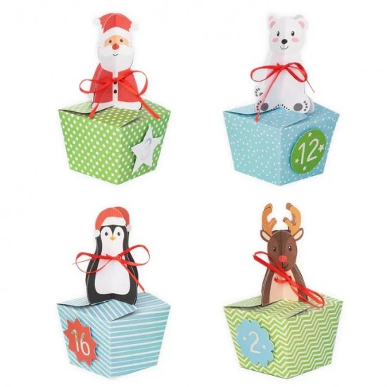 Ημερολόγιο Advent Calendar - Christmas boxes (24 τεμ) Ημερολόγιο Advent Calendar - Christmas boxes (24 τεμ)