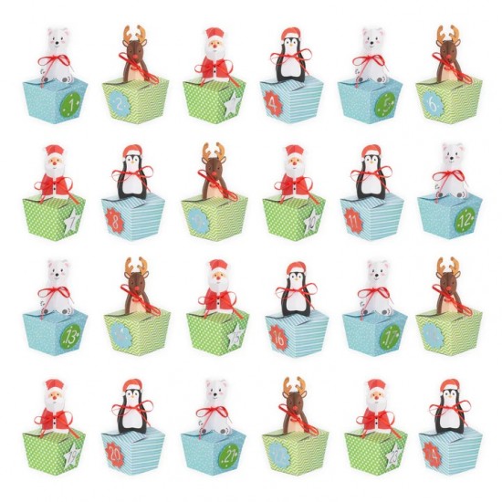 Ημερολόγιο Advent Calendar - Christmas boxes (24 τεμ) Ημερολόγιο Advent Calendar - Christmas boxes (24 τεμ)