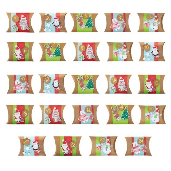 Ημερολόγιο Advent Calendar - Christmas pillows (24 τεμ) Ημερολόγιο Advent Calendar - Christmas pillows (24 τεμ)