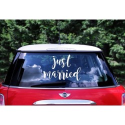 Just Married Αυτοκόλλητο Just Married Αυτοκόλλητο