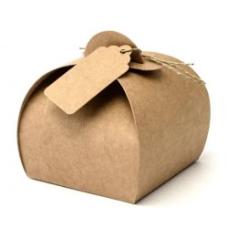 Καμπυλωτό Κουτί κραφτ για μπομπονιέρα με καρτελάκια (10 τεμ) Καμπυλωτό Κουτί κραφτ για μπομπονιέρα με καρτελάκια (10 τεμ)