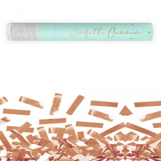 Κανονάκι με rosegold κομφετί