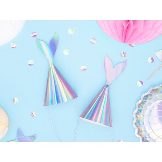 Καπελάκια ουρά Γοργόνας (6 τεμ)