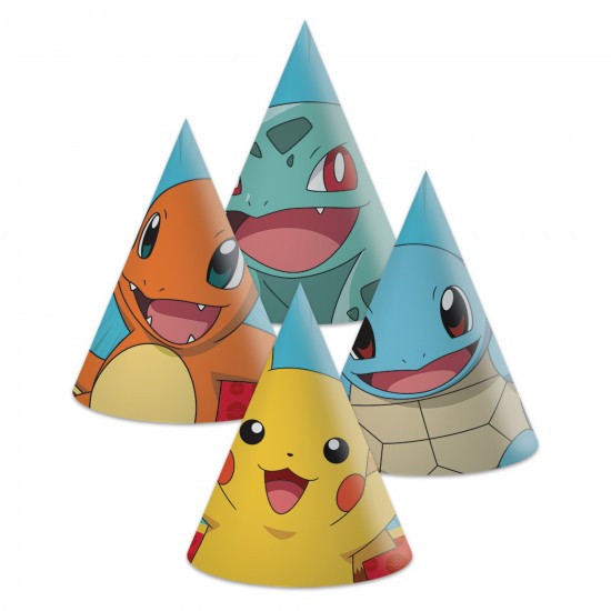 Καπελάκια Πάρτυ Pokemon (6 τεμ)