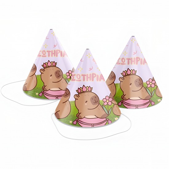 Καπελάκια Πάρτυ - Capybara (4 Τεμ)