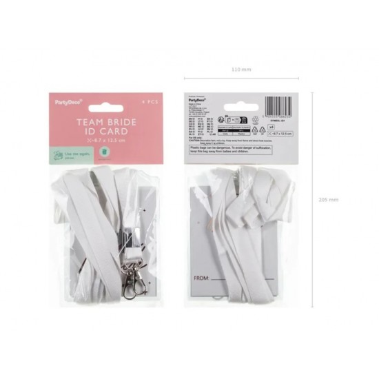 Καρτελάκια Team Bride (4τεμ.) Καρτελάκια Team Bride (4τεμ.)