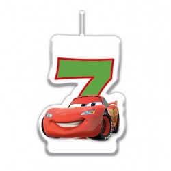Κεράκι Cars Κεραυνός Μακουίν αριθμός 7 Κεράκι Cars Κεραυνός Μακουίν αριθμός 7