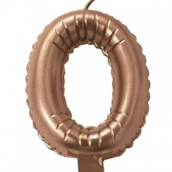 Κεράκι Rosegold Αριθμός 0 Κεράκι Rosegold Αριθμός 0