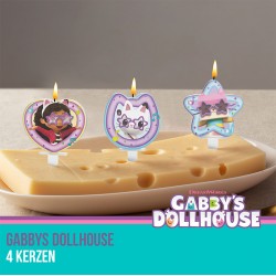 Κεράκια Γενεθλίων - Gabbys Dollhouse (4 τεμ) Κεράκια Γενεθλίων - Gabbys Dollhouse (4 τεμ)