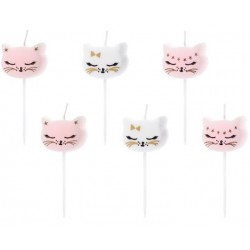 Κεράκια γενεθλίων Γατούλα (6 τεμ) Κεράκια γενεθλίων Γατούλα (6 τεμ)