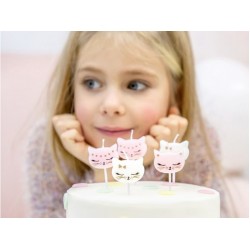 Κεράκια γενεθλίων Γατούλα (6 τεμ) Κεράκια γενεθλίων Γατούλα (6 τεμ)