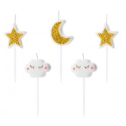 Κεράκια γενεθλίων Little Star (5 τμχ) Κεράκια γενεθλίων Little Star (5 τμχ)