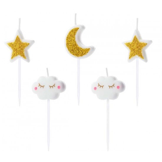 Κεράκια γενεθλίων Little Star (5 τμχ)