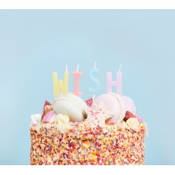 Κεράκια τούρτας 'Wish' (4 τεμ) Κεράκια τούρτας 'Wish' (4 τεμ)
