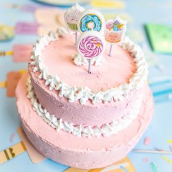 Κεράκια τούρτας Ζαχαρωτά (4 τεμ) Κεράκια τούρτας Ζαχαρωτά (4 τεμ)