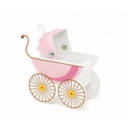 Κουτάκι ροζ Καροτσάκι (10 τεμ) Κουτάκι ροζ Καροτσάκι (10 τεμ)